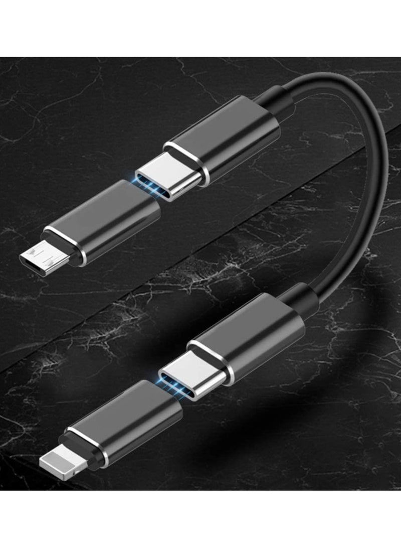 ELTRAZONE Urban Survival Card Data Cable, Multi-Type Charging Cable Convertor, Multi-Function Wireless Charger Adapter, Built-in Card Reader, Can Use as Phone Holder - Image 5