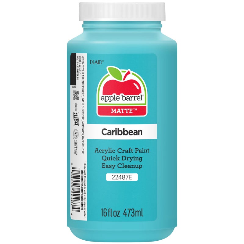 Apple Barrel Apple Barrel Caribbean Acrylic Paint 16 Fl Oz Pack of 1 