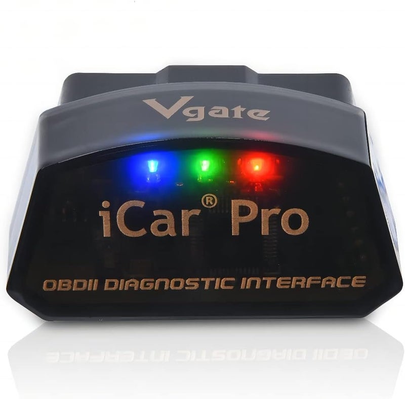 Vgate قارئ رموز الأعطال OBD2 iCar Pro Bluetooth 4.0 (BLE) ماسح رموز OBDII ضوء فحص المحرك للسيارات لنظام iOS/Android - Image 1