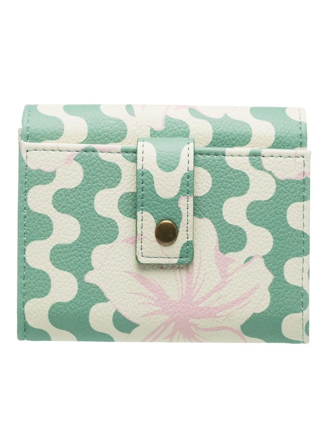 Roxy Women's Bifold, Sideral Love-Basil Party Waves - Image 4