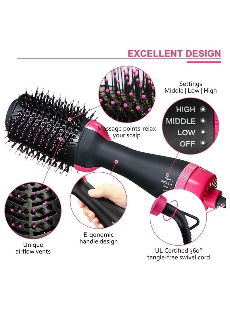 ELTRAZONE 2 In 1 Professional Hair Dryer Brush Negative Ion Blow Dryer Straightening Brush Hot Air Styling Comb Electric Hair Straightener Styler - Image 2