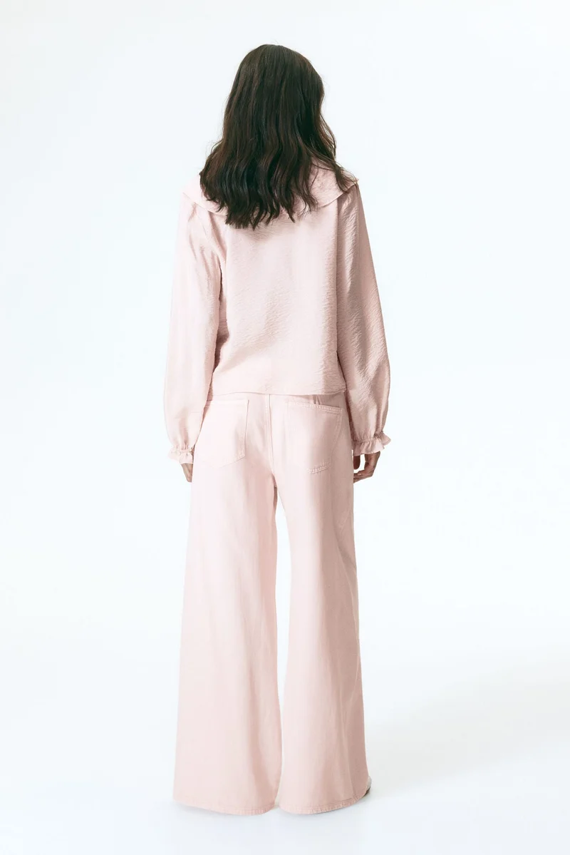 H&M Wide twill trousers