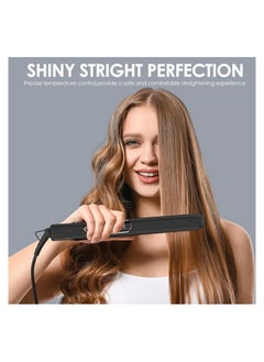 Arabest Ceramic Hair Straightener Fast Heat Titanium Hair Straightener for Stylish Styles 2-in-1 Hair Straightener and Curler Dual Voltage Styling Tool for Professional Salon Straightening/Curling/Waving  - Image 2