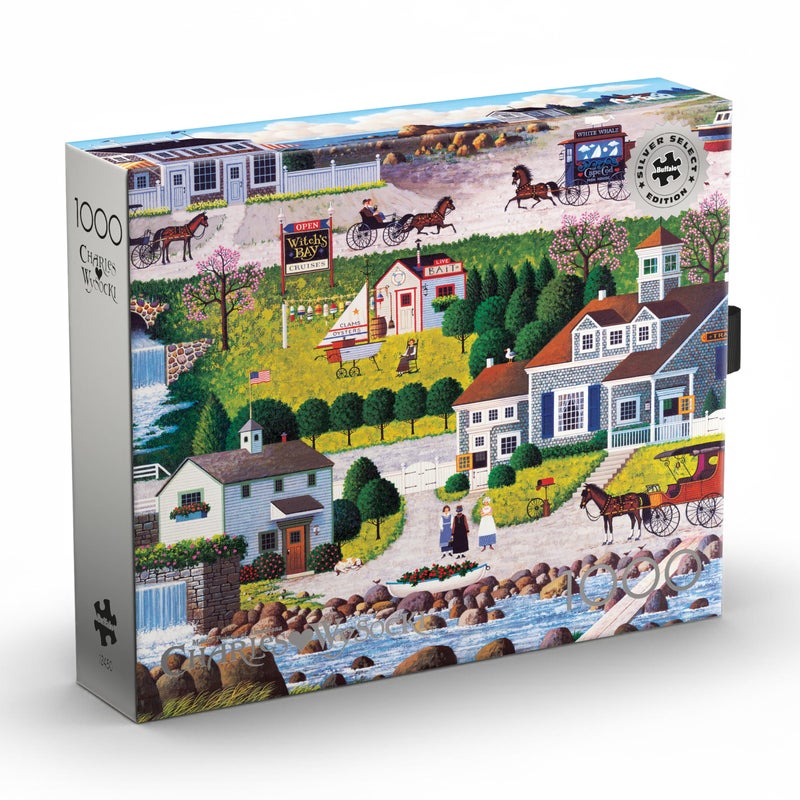 Buffalo Games Charles Wysocki Cricket Hawk Habor Siver Select 1000 Piece Jigsaw Puzzle Colorful Puzzles for Adults PrecisionCut Pieces - Image 3