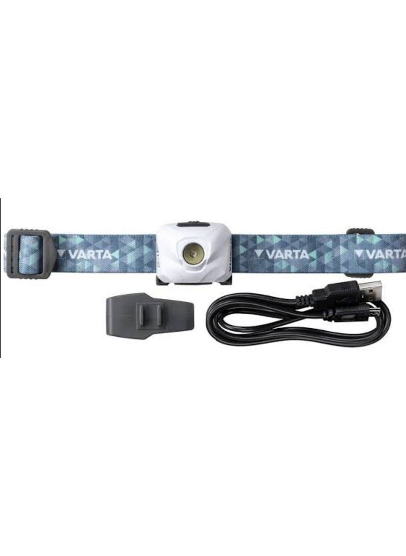 VARTA 18631 Rechargeable Head Flashlight + 17647 Work Flex Flashlight Ayds  - Image 3