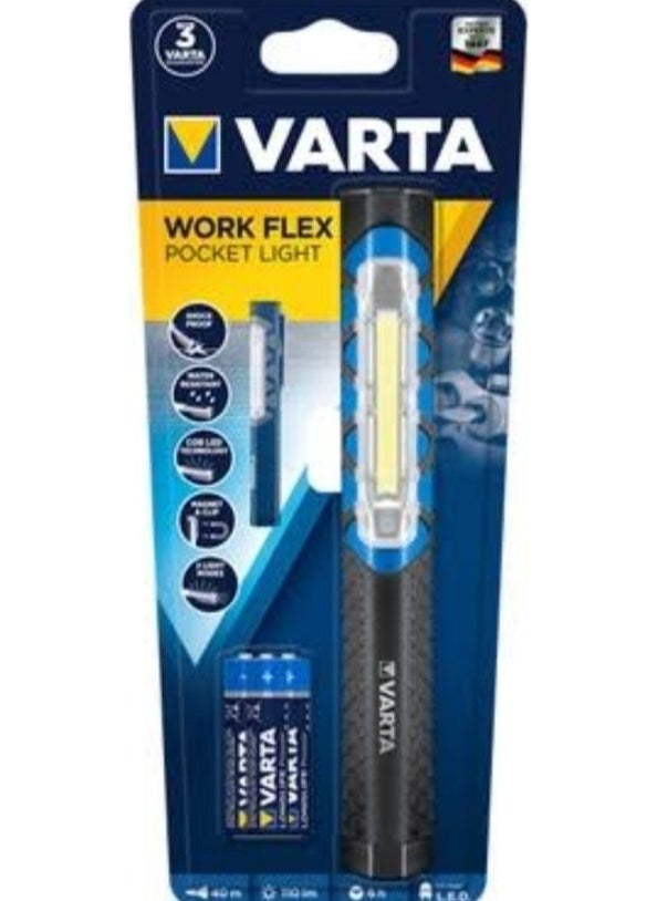 VARTA 18631 Rechargeable Head Flashlight + 17647 Work Flex Flashlight Ayds  - Image 4