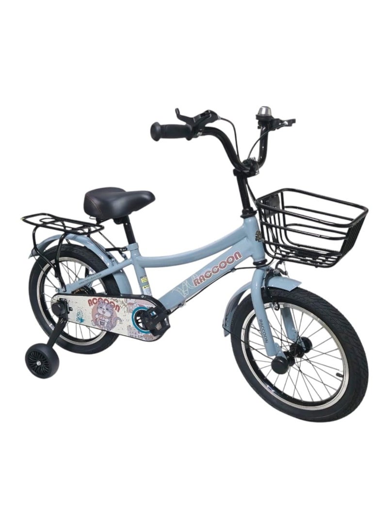 BABYCARA Kids Bike 12/14/16 Inch Assorted Cycling Removable Stabilizers Steel Frame with Basket and Air Tire - Image 2