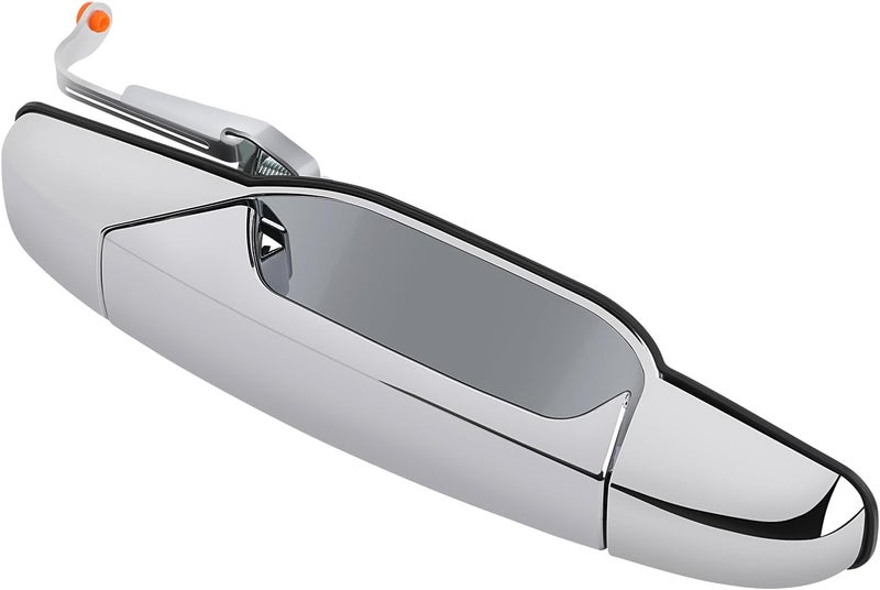 MNJWS Exterior Chrome Door Handle, Rear Passenger Side, Compatible with 2007-2014 Chevy Silverado Suburban Tahoe GMC Sierra Yukon Cadillac Escalade, Replace 22738726 84053450 80547 - Image 1