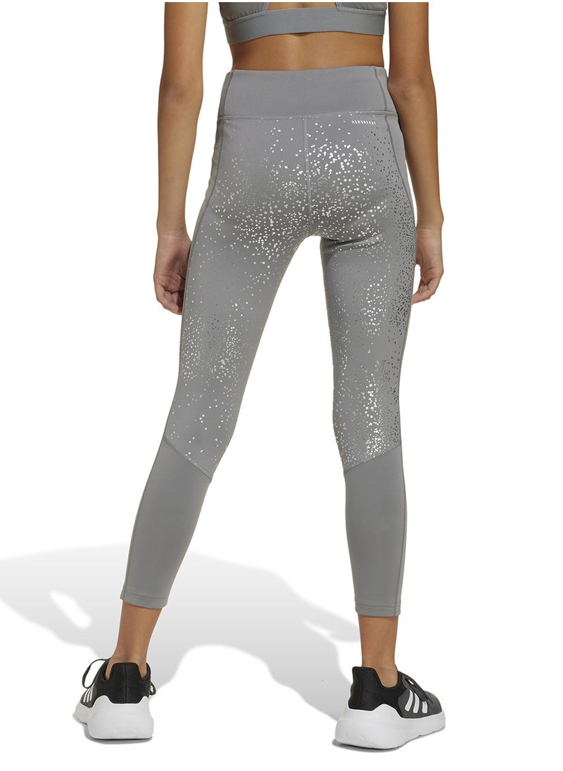Adidas Youth 7/8 Optime Glam Leggings  - Image 2