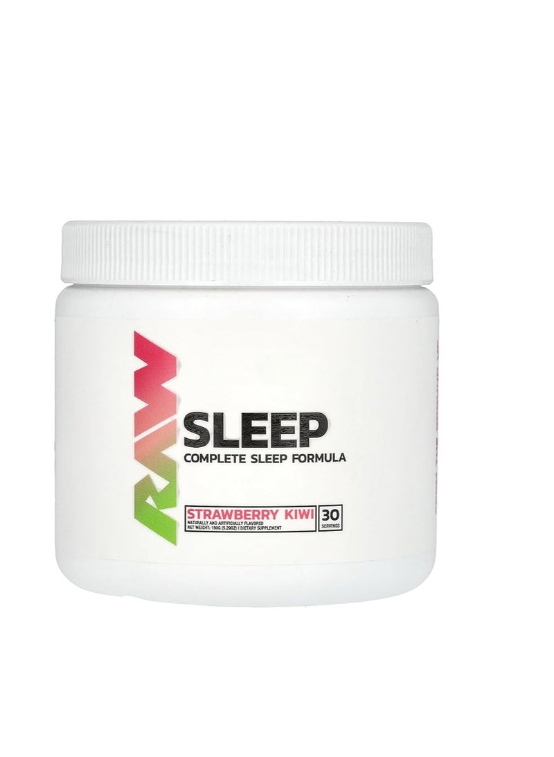 Raw Sleep Complete Sleep Formula, Strawberry Kiwi 150G, 30 Servings - Image 1