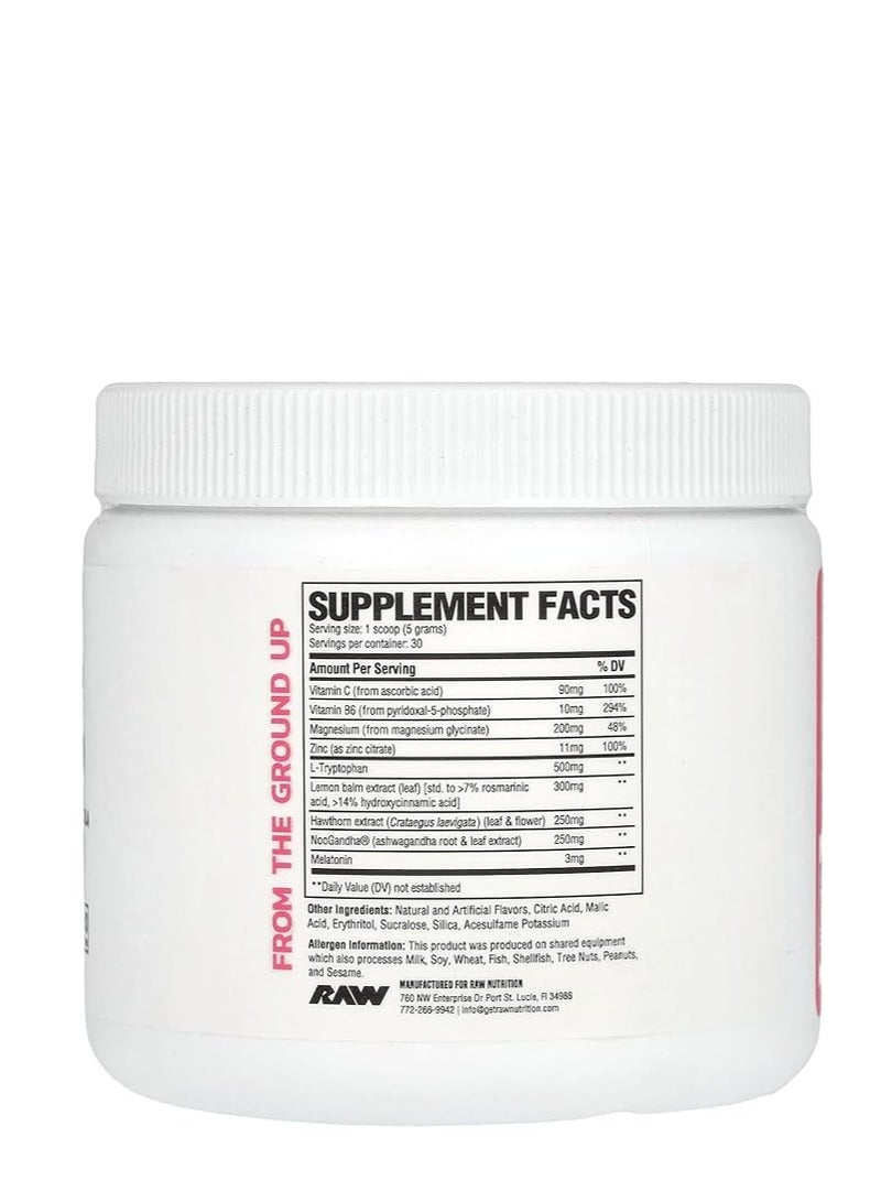 Raw Sleep Complete Sleep Formula, Strawberry Kiwi 150G, 30 Servings - Image 2