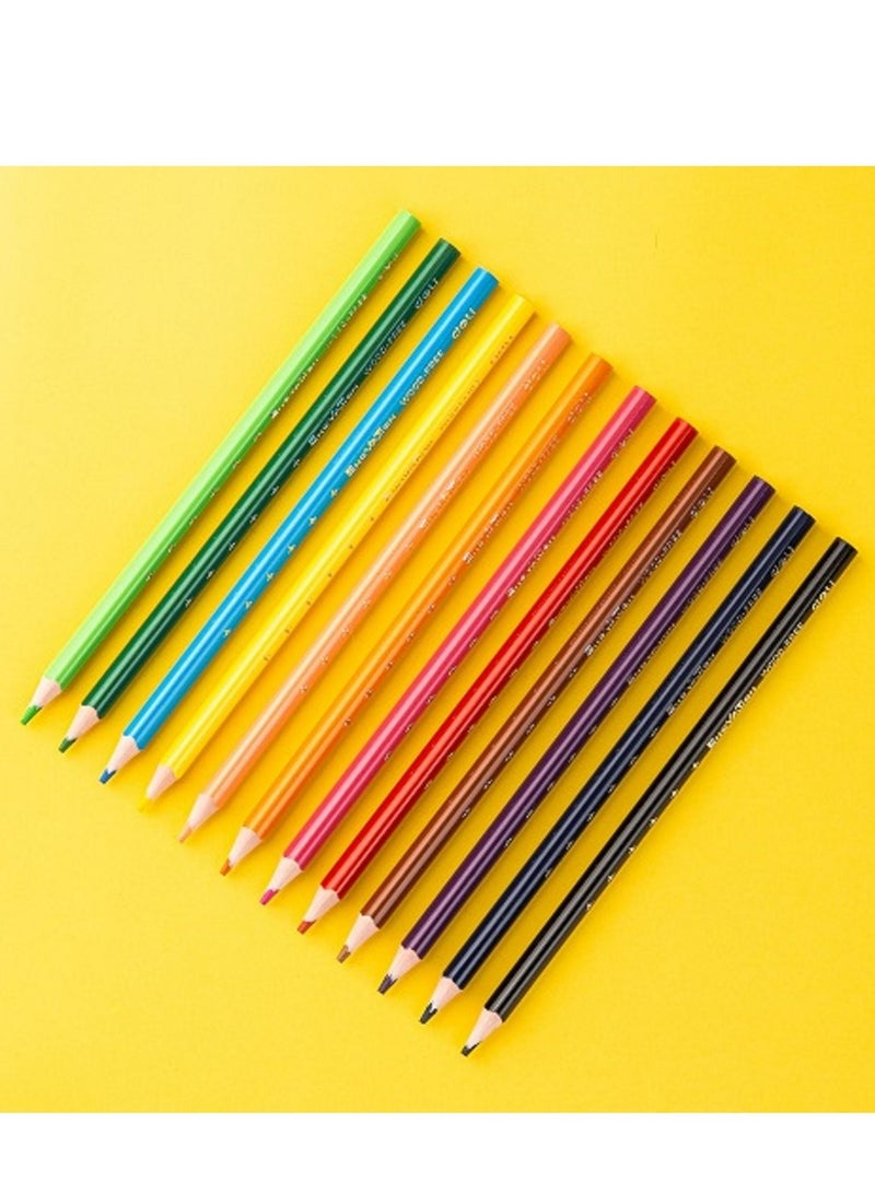 Deli قلم رصاص ملون قابل لإعادة التدوير 18 لون C11318 - Image 2