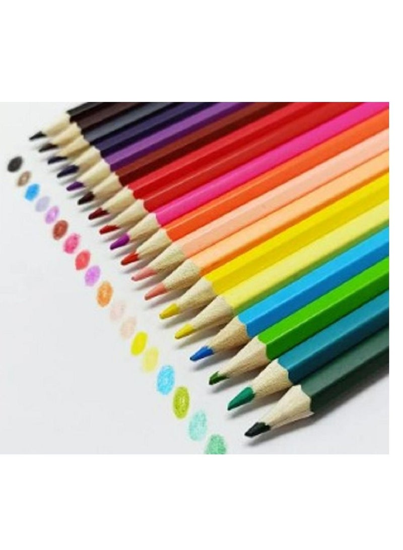 Deli قلم رصاص ملون قابل لإعادة التدوير 18 لون C11318 - Image 3