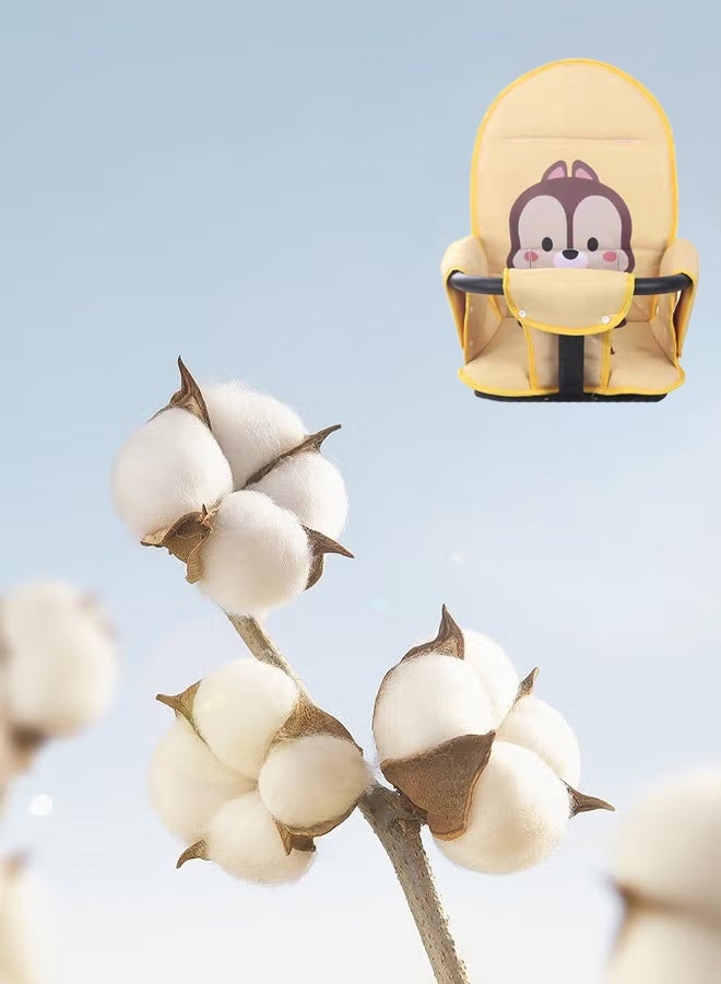 Berma Baby وسادة مقعد للأطفال حديثي الولادة، وسادة مقعد عربة الأطفال، فائقة النعومة، قابلة للتنفس، وسادة مقعد قابلة للتعديل، مناسبة لجميع المواسم، قابلة للعكس (أصفر) - Image 3