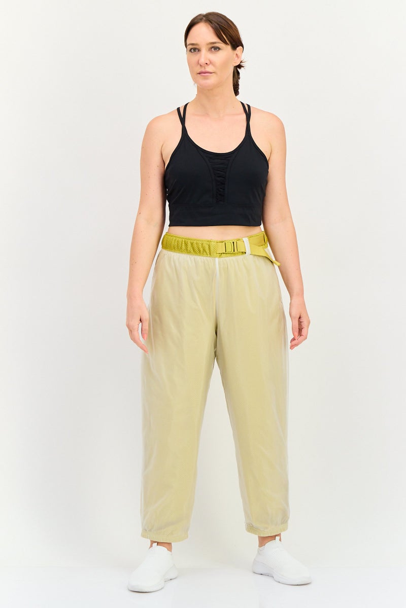 Nike Women Loose Fit Training Track Pants, Yellow - Image 4