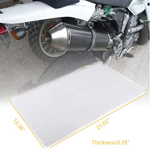 P1Tools Motorcycle Fiberglass Exhaust Muffler Mat for 2-Stroke 4-Stroke ATV Motorcycle Dirt Bike Repack Exhaust Pipe Muffler Silencer Universal Wrap - Image 3
