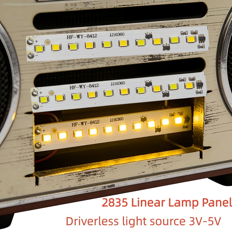 Driver Free Night Light LED Board 3PCS 2W Safe Plug Play Low Voltage 3 Color - Image 1