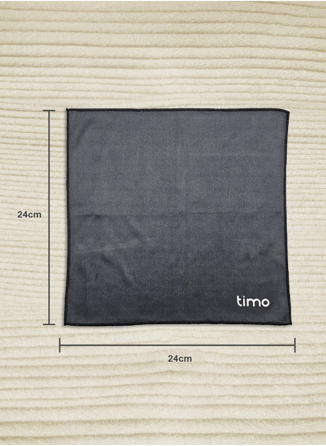timo - Premium Microfiber Watch & Jewelry Cleaning Set - Ultra-Fine Cloth & Gloves for Luxury Watch Handling, Scratch-Free & Reusable, Ideal for Jewellery, Eyeglasses, and Optical Products - Image 1
