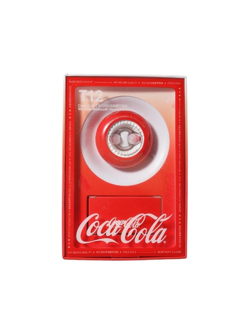 Coca-Cola Wireless Earphones  Model: Coke T12(Red)