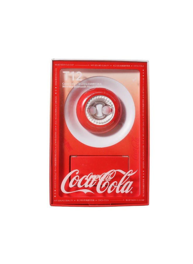 Miniso Coca-Cola Wireless Earphones  Model: Coke T12(Red) 