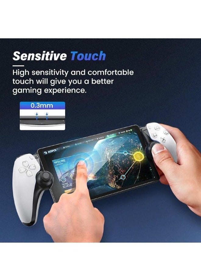 Lemon 2-Pack Screen Protector Compatible with PlayStation Portal Remote Player, Ultra HD Glass Protector 9H Hardness Easy to Install, Scratch Resistant Anti-Fingerprint Crystal Clear - Image 5