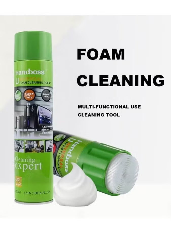 Universal Foam Cleaning Agent with Brush, Handboss Cleaning Expert - Image 1