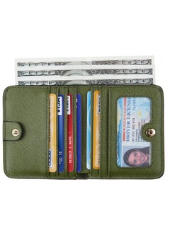 Womens Rfid Blocking Small Compact Bifold Leather Pocket Wallet Ladies Mini Purse With Id Window (Ch Army Green) - pzsku/Z3E3FE4FEE4CAB3C4BEEBZ/45/_/1718613870/0fdcd2d1-a4d5-4f0c-a8ff-c3882b6a61d0