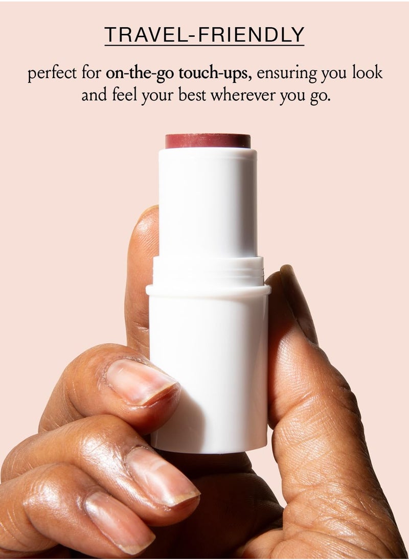 BOOM! by Cindy Joseph - BOOM Beauty Boom Stick Berry: 3-in-1 Cream Blush Stick for Eyes, Lips & Cheek, Long-Wearing Blendable & Building Color Vegan Lipstick Pen for All Skin - Image 1