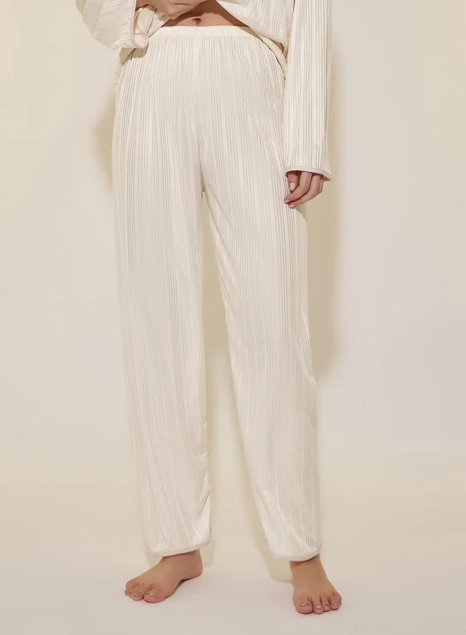Take Two Striped Long Sleeve Shirt and Pyjama Set