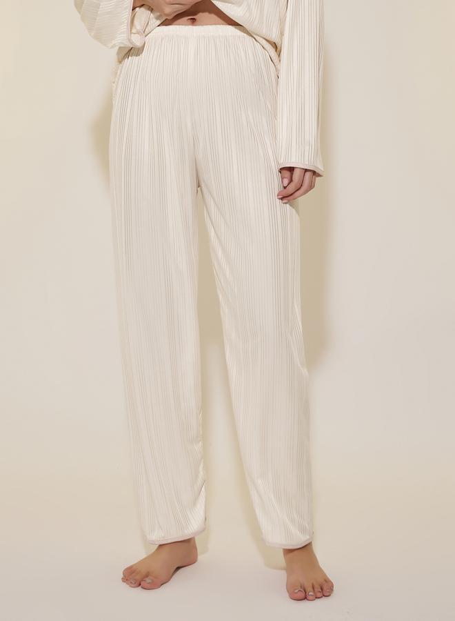 Striped Long Sleeve Shirt and Pyjama Set