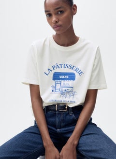 MANGO Short-Sleeved Printed T-Shirt  - Image 3