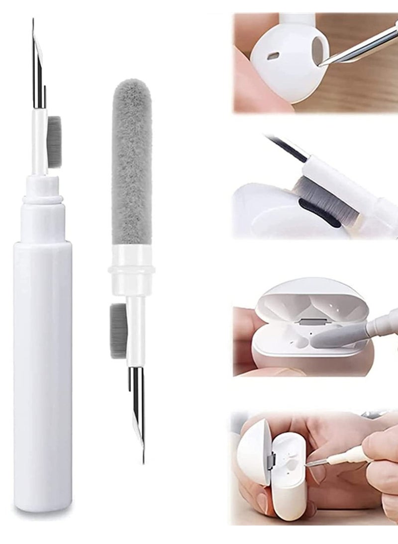 ELTRAZONE Bluetooth Earbuds Cleaning Pen,3 in 1 Earphones Cleaner 360°Earbuds Cleaning Pen Kit, Multifunctional Portable Cleaning Dust Removal Brush Pen for Phone PC Laptop Air-pods Camera Lens - Image 1