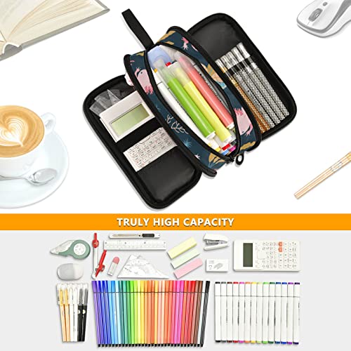 XUWU Cute Axolotl Large Capacity Pencil Case Pencil Pouch Office School Large Storage Pen Bag 3 Compartment pencil box for Adults School Teen Girl Boy Men Women - Image 5