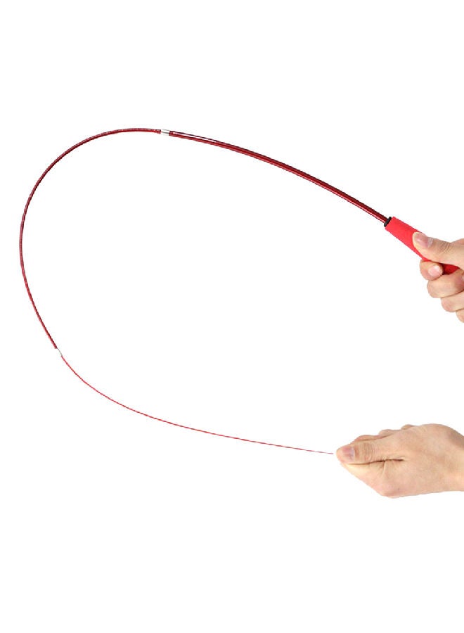 NIBEMINENT Three-section retractable fishing rod Red 38x3x3cm - Image 1