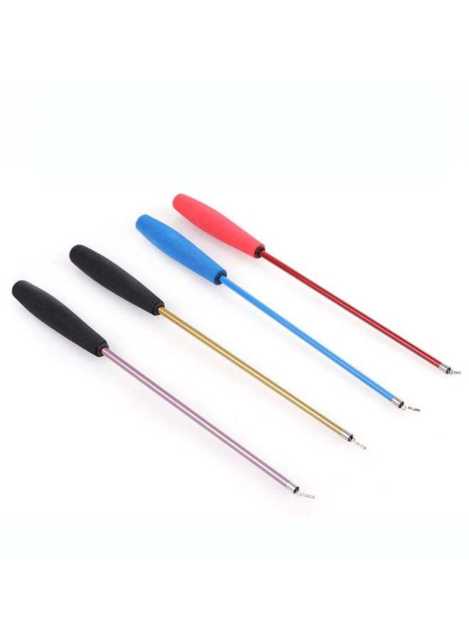 NIBEMINENT Three-section retractable fishing rod Red 38x3x3cm - Image 3