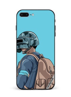 Protective Case Cover For Apple iPhone 7 Plus/8 Plus Helmet And In Military Uniform Design Multicolour