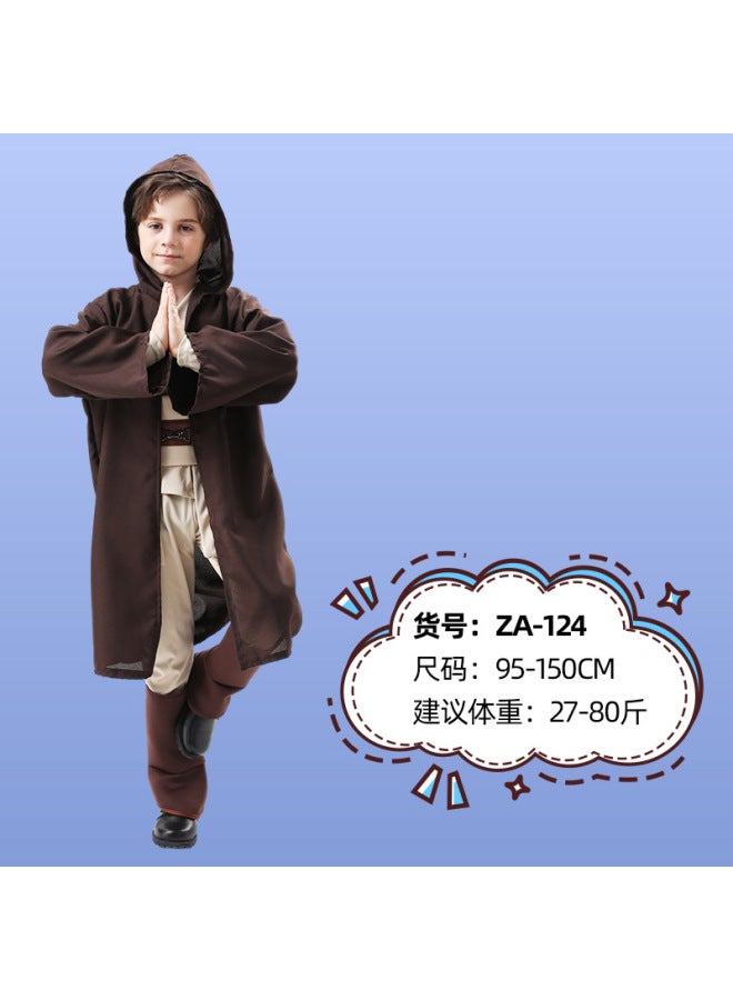 Halloween Kidsren's Jedi  Costume European And American Star Wars Cos Costume Stage Performance Clothes Dress Up