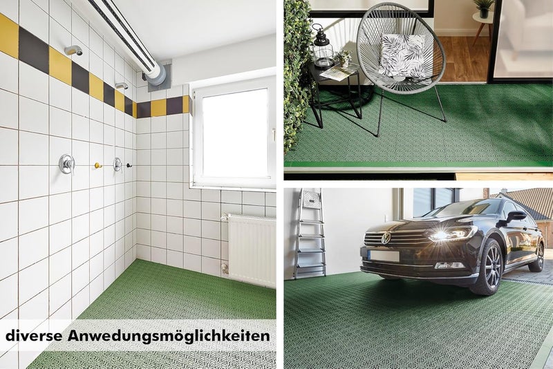 ANDIAMO 202401 Kunststofffliese/Floor 38 x 38 CM Set of 7 Tiles - 1 M ² Green - Image 2