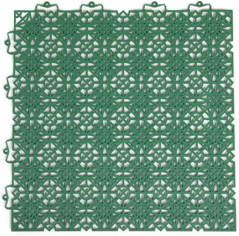 ANDIAMO 202401 Kunststofffliese/Floor 38 x 38 CM Set of 7 Tiles - 1 M ² Green - Image 1