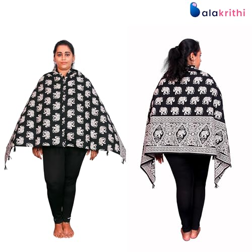 Balakrithi Breastfeeding Feeding Shawl | Feeding Covers | Nursing Covers for Feeding Mom|Apron for Mom |Multi Use - Image 2