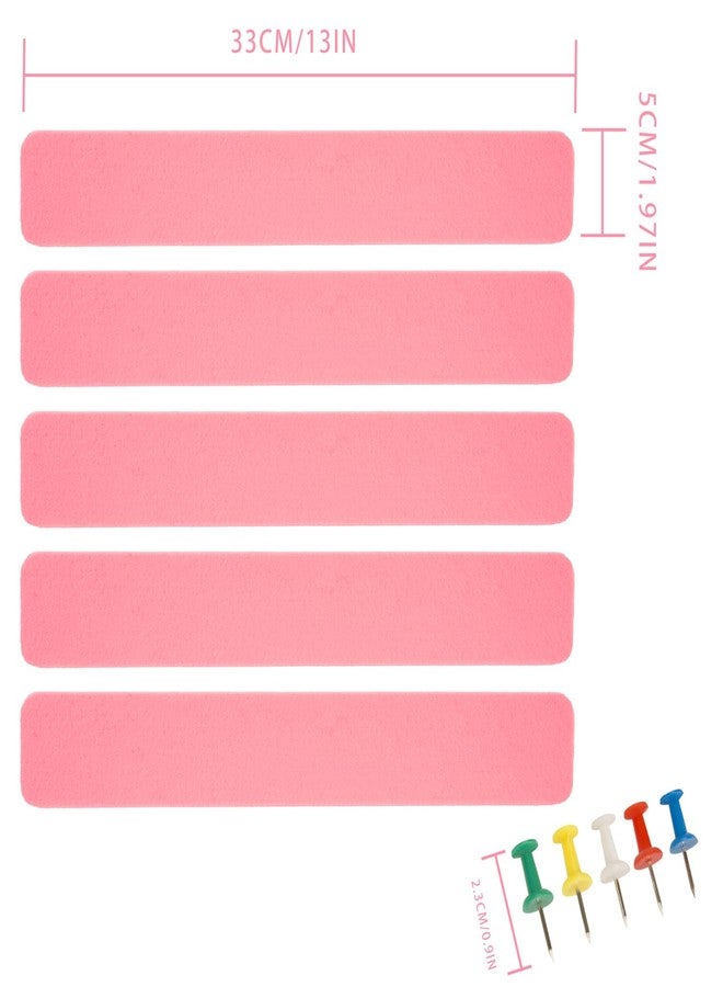 Henandou Bulletin Board Cork Board Cork Boards for Walls Cork Board for Office Pin Board Bulletin Boards for Walls (Pink) - Image 2