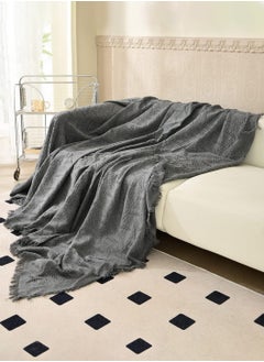 LEOKOR 3 مقاعد غطاء أريكة المتضخم لينة أربعة مواسم غطاء أريكة عالمي الموضة نمط هندسي شامل غطاء أريكة غطاء الأثاث 180*300 سم  - Image 3