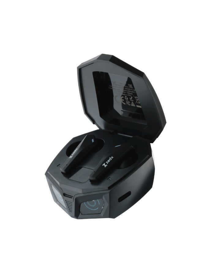 زيدكس سماعات نيترو X اللاسلكية بالكامل (True Wireless Stereo) – بلوتوث 5.4، تشغيل حتى 40 ساعة، مقاومة للماء بمعيار IPX4 - Image 1