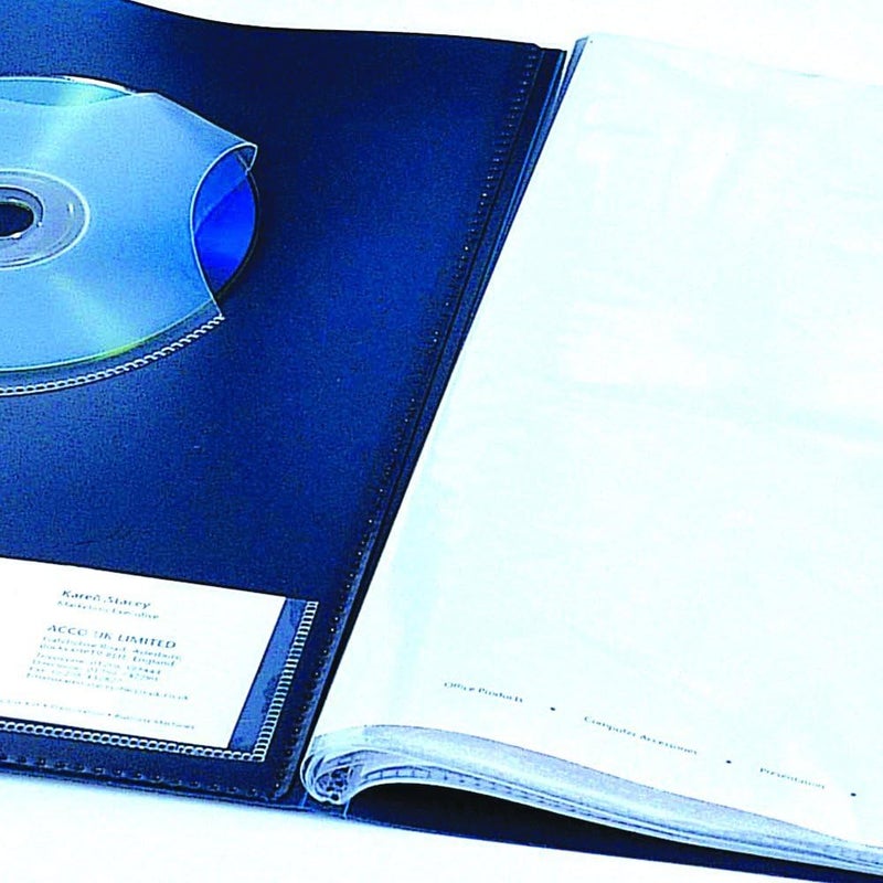 Rexel 210480 A4 24 Pocket ClearView Display Book - Black - Image 5