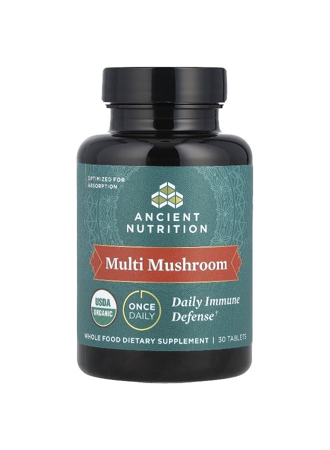 Ancient Nutrition, Multi Mushroom, 30 Tablets - Image 1