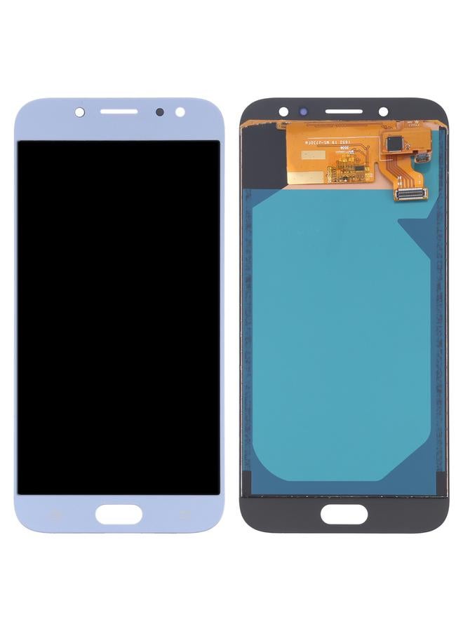 إيروريكس شاشة LCD TFT بديلة لهاتف Galaxy J7 2017 / J7 Pro / J730F/DS، J730FM/DS، AT&T مع مجموعة رقمية كاملة باللون الأزرق - Image 3