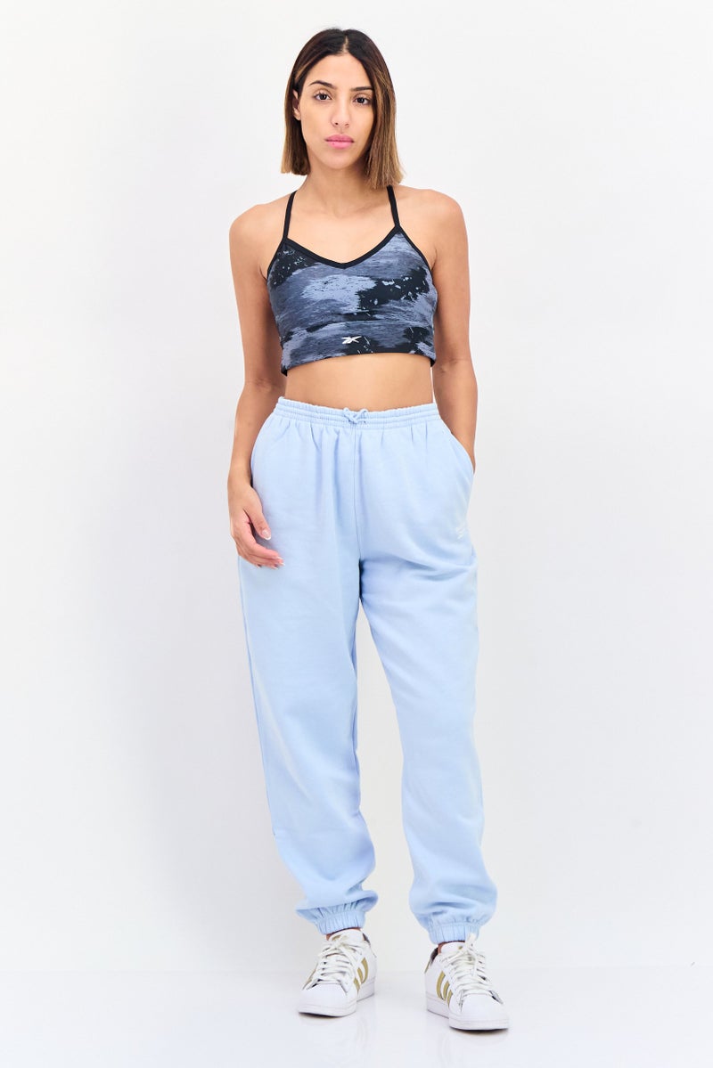 Reebok حمالة صدر رياضية مبطنة بشعار العلامة التجارية للنساء، متعددة الألوان - Image 3