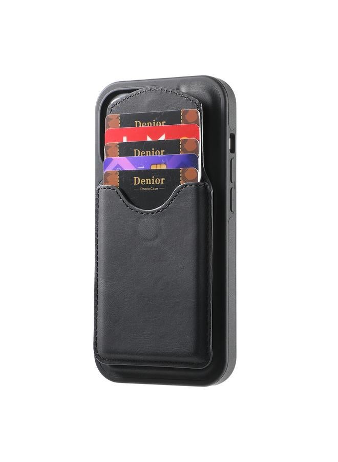 Denior Case For iPhone 12 Pro Max D20 Skin Feel MagSafe Holder Detachable Card Slot Phone Case - Image 5