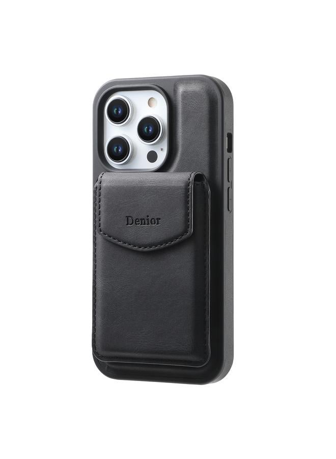 Denior Case For iPhone 12 Pro Max D20 Skin Feel MagSafe Holder Detachable Card Slot Phone Case - Image 4
