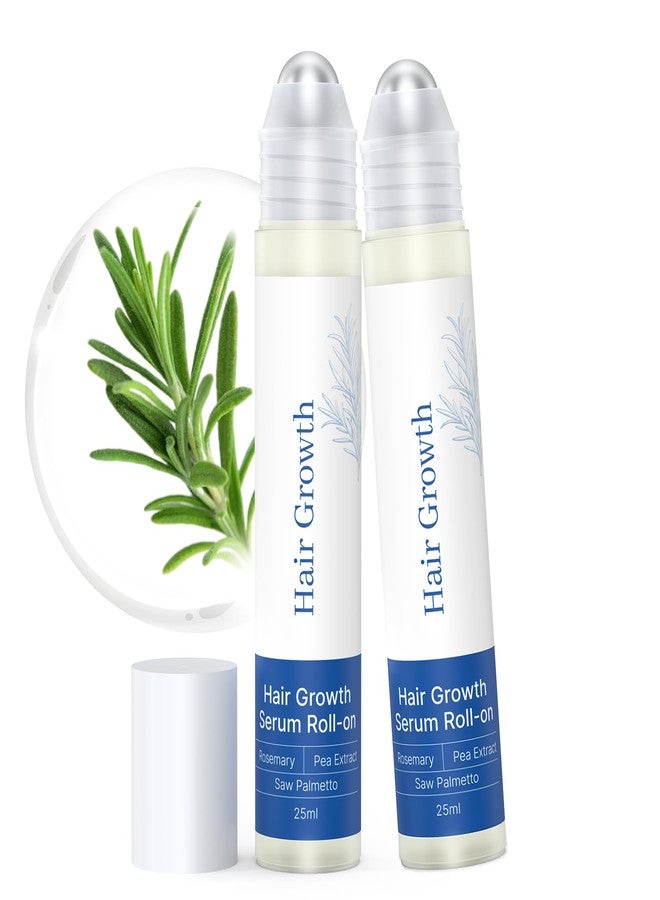 Gluvelessia Hair Growth Serum Roll On with Rosemary for Thicker, Fuller Hair Appearance - Image 1